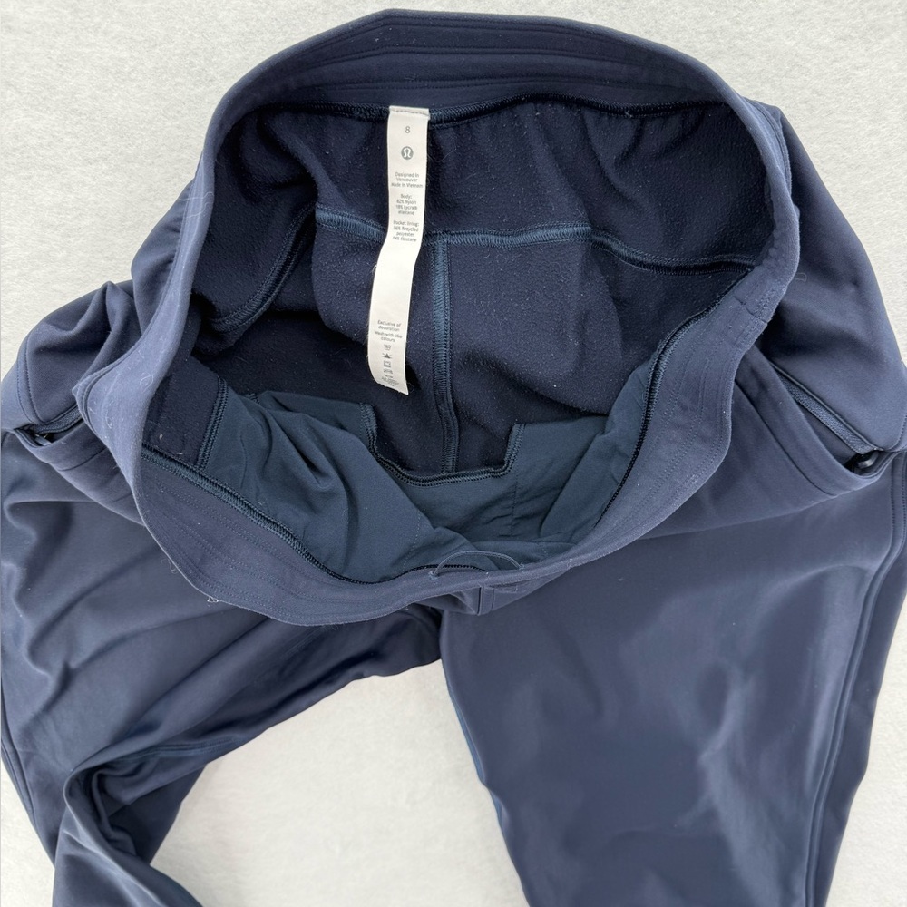 Lululemon Adapted State Fleece High-Rise Jogger Mineral Blue Size 8 - Picture 9 of 16
